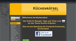 Desktop Screenshot of kuechenraetsel.gamblers.at